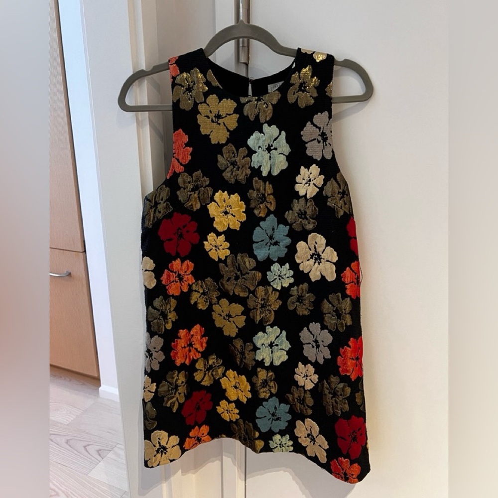 Urban Outfitters Metallic Floral Mini Dress